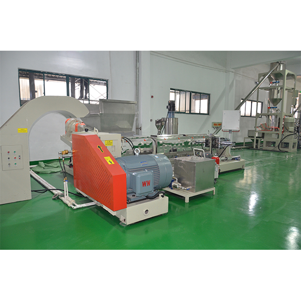 Inside / outside shield cable material production line