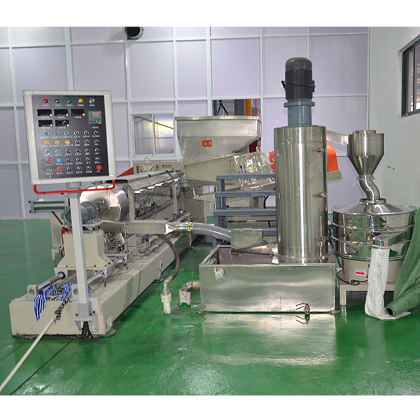 Inside / outside shield cable material production line