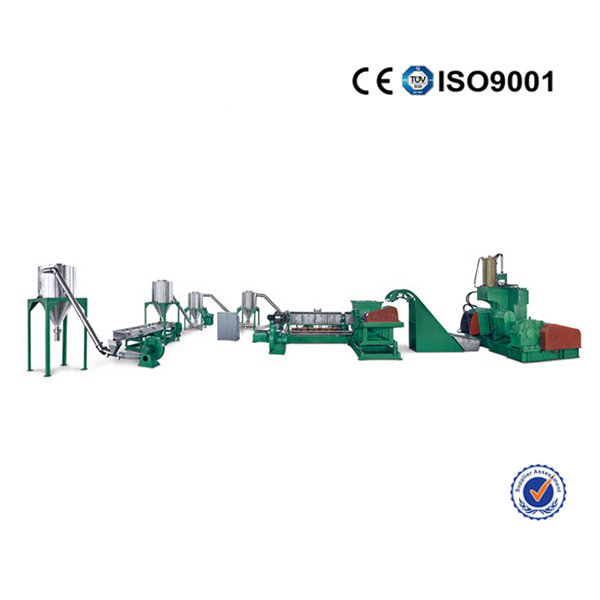 Two stage PVC compouding cable material production line